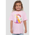 Pink - Lifestyle - Tangled Childrens-Kids Birthday Princess Rapunzel Pascal T-Shirt