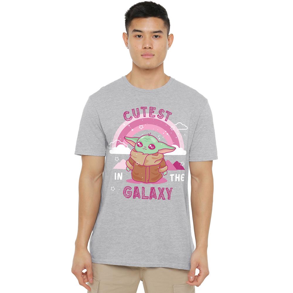 Pink - Lifestyle - Star Wars: The Mandalorian Unisex Adult Cutest In The Galaxy Grogu T-Shirt