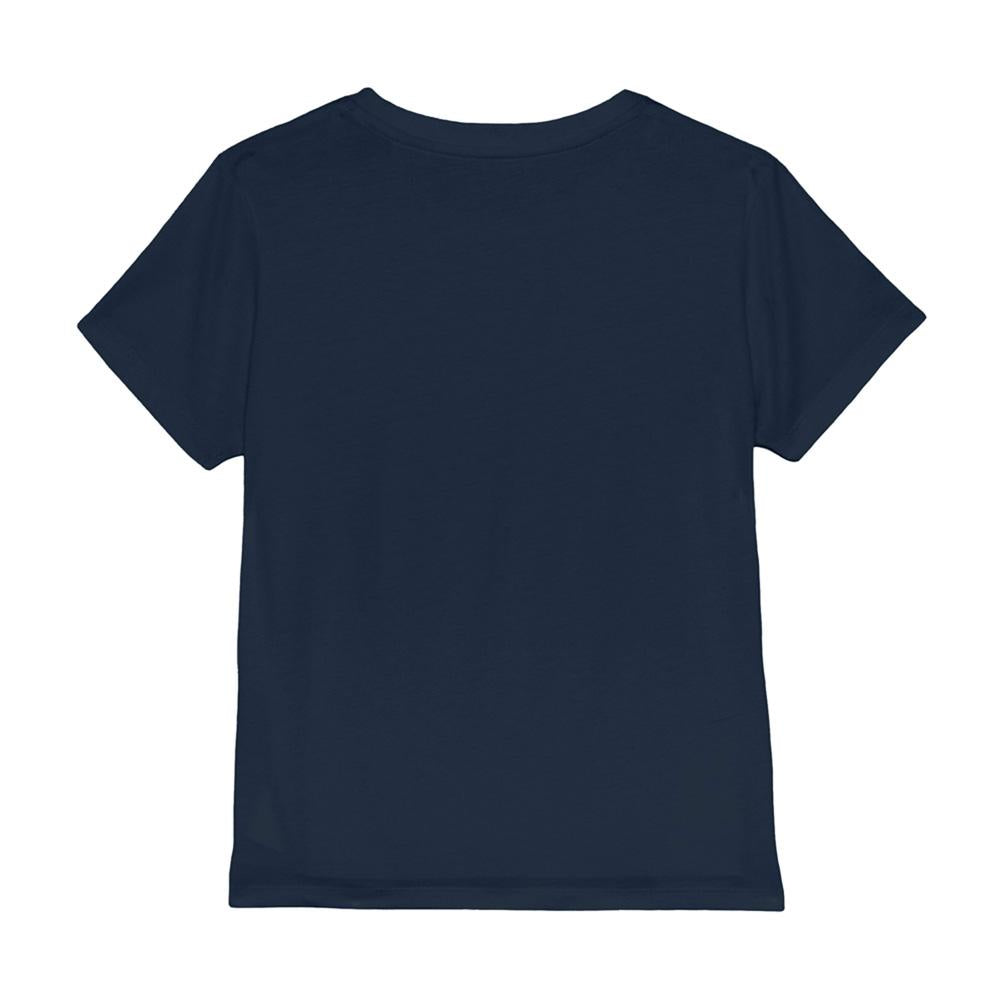 Navy - Side - Star Wars: The Mandalorian Childrens-Kids The Force Grogu T-Shirt