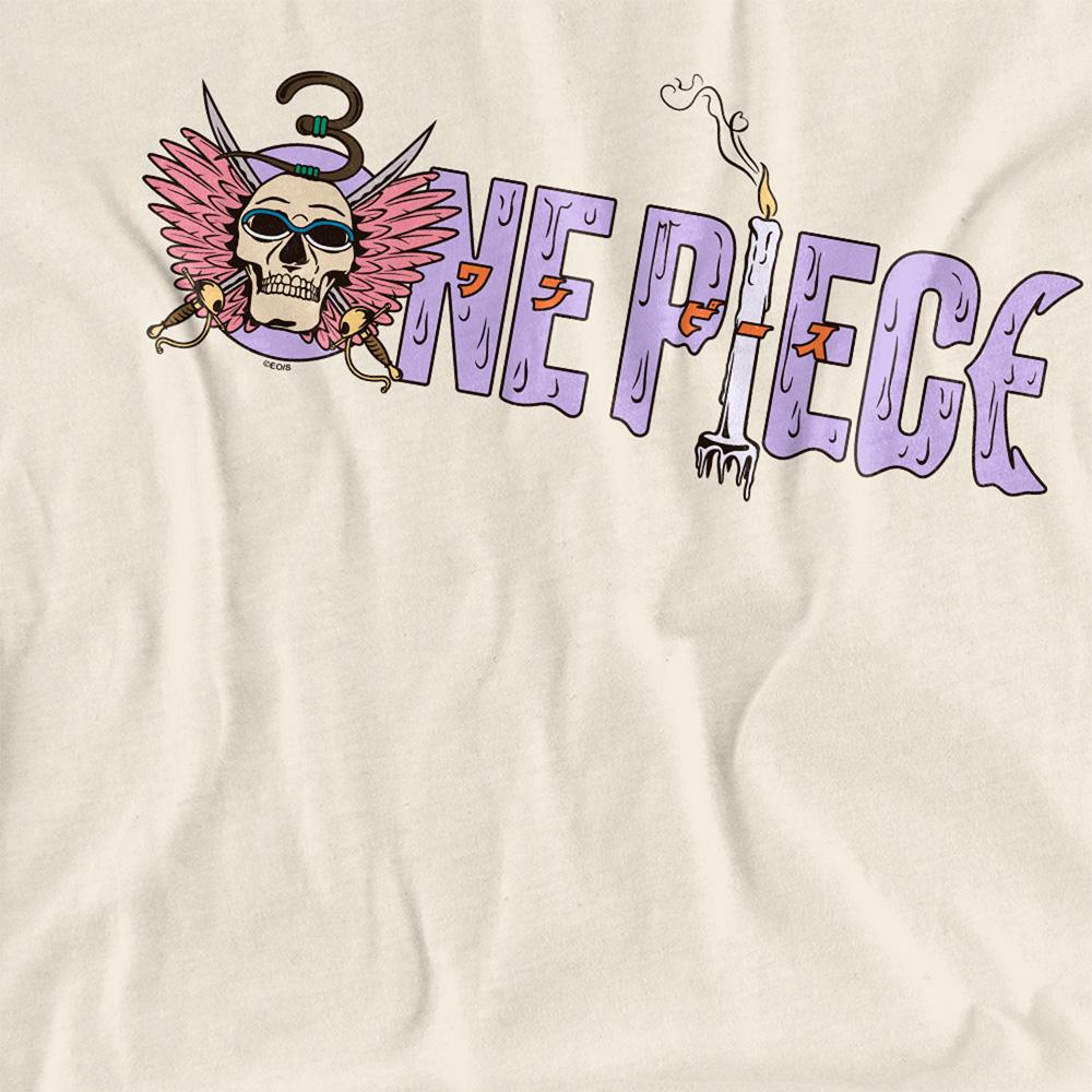 Natural - Side - One Piece Womens-Ladies Mr. 3 Logo T-Shirt
