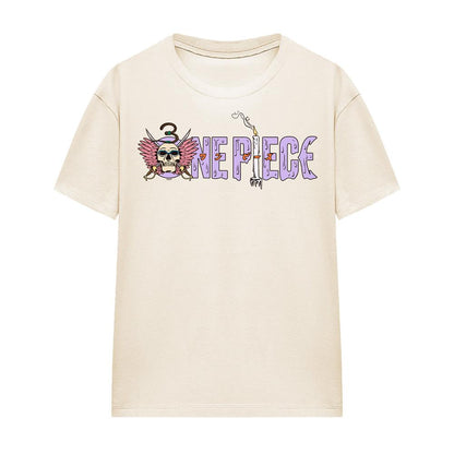Natural - Front - One Piece Womens-Ladies Mr. 3 Logo T-Shirt