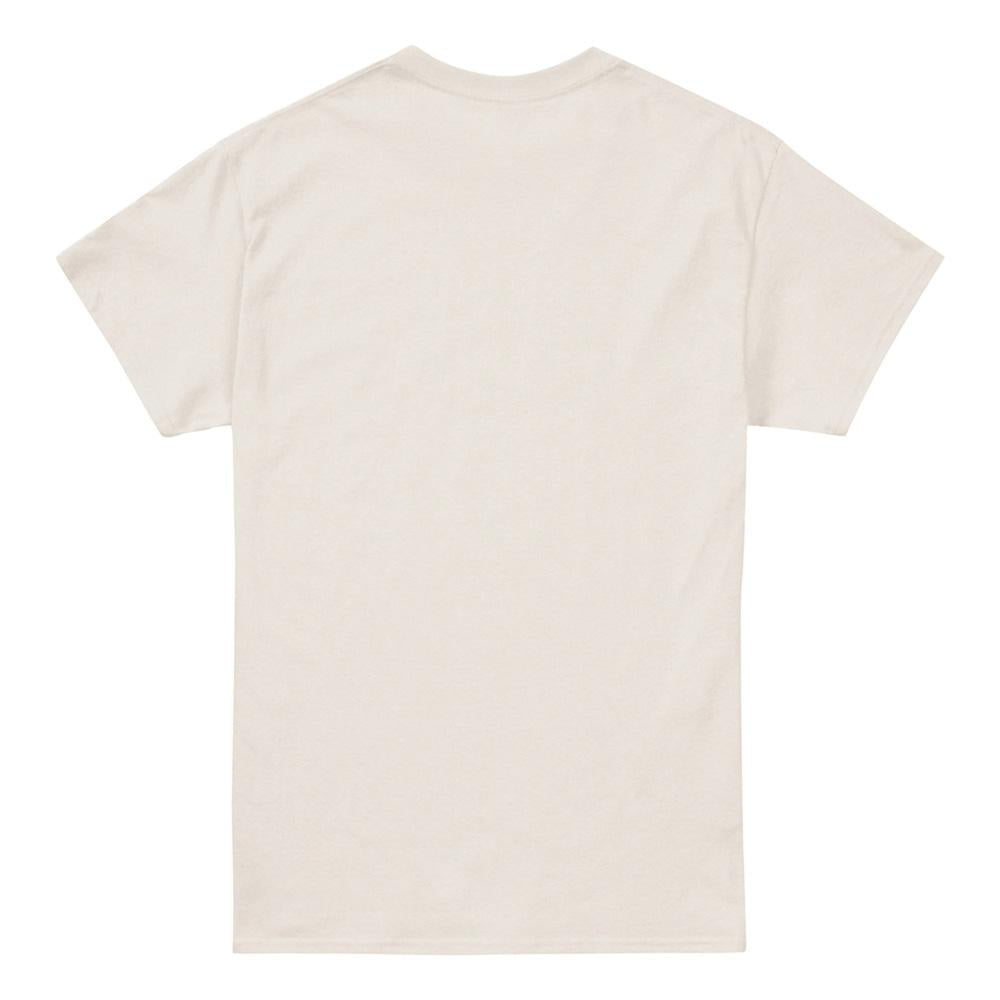 Natural - Back - One Piece Unisex Adult Mr. 3 Logo T-Shirt