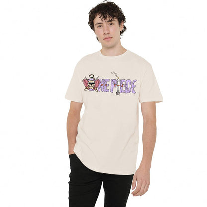 Natural - Lifestyle - One Piece Unisex Adult Mr. 3 Logo T-Shirt