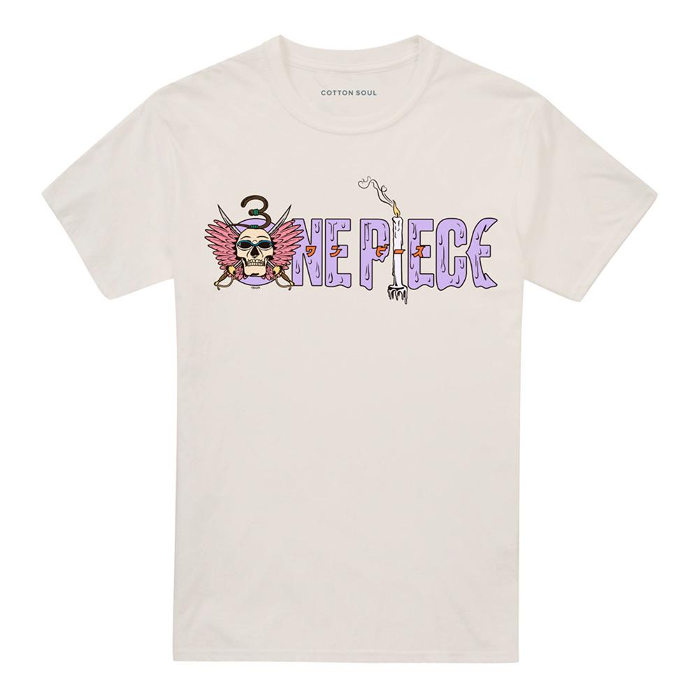 Natural - Front - One Piece Unisex Adult Mr. 3 Logo T-Shirt