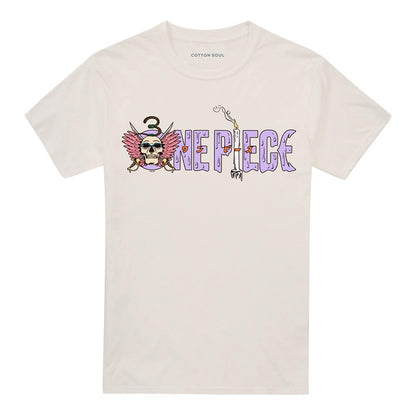 Natural - Front - One Piece Unisex Adult Mr. 3 Logo T-Shirt