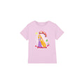 Pink - Front - Tangled Childrens-Kids Birthday Princess Rapunzel Pascal T-Shirt