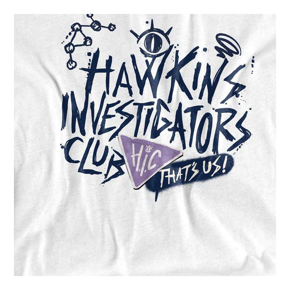 White - Side - Stranger Things: Tales from ´85 Childrens-Kids Hic Scribble T-Shirt