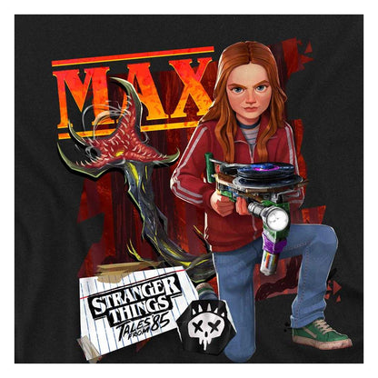 Black - Side - Stranger Things: Tales from ´85 Childrens-Kids Max T-Shirt