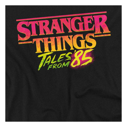 Black - Side - Stranger Things: Tales from ´85 Childrens-Kids Logo Sweatshirt