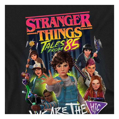 Black - Side - Stranger Things: Tales from ´85 Childrens-Kids Hic Poster Sweatshirt
