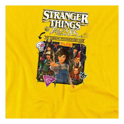Yellow - Side - Stranger Things: Tales from ´85 Childrens-Kids Group Poster T-Shirt
