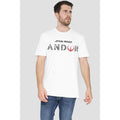 White - Back - Star Wars Mens Andor Logo T-Shirt