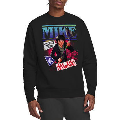 Black - Lifestyle - Stranger Things: Tales from ´85 Unisex Adult Mike Sweatshirt