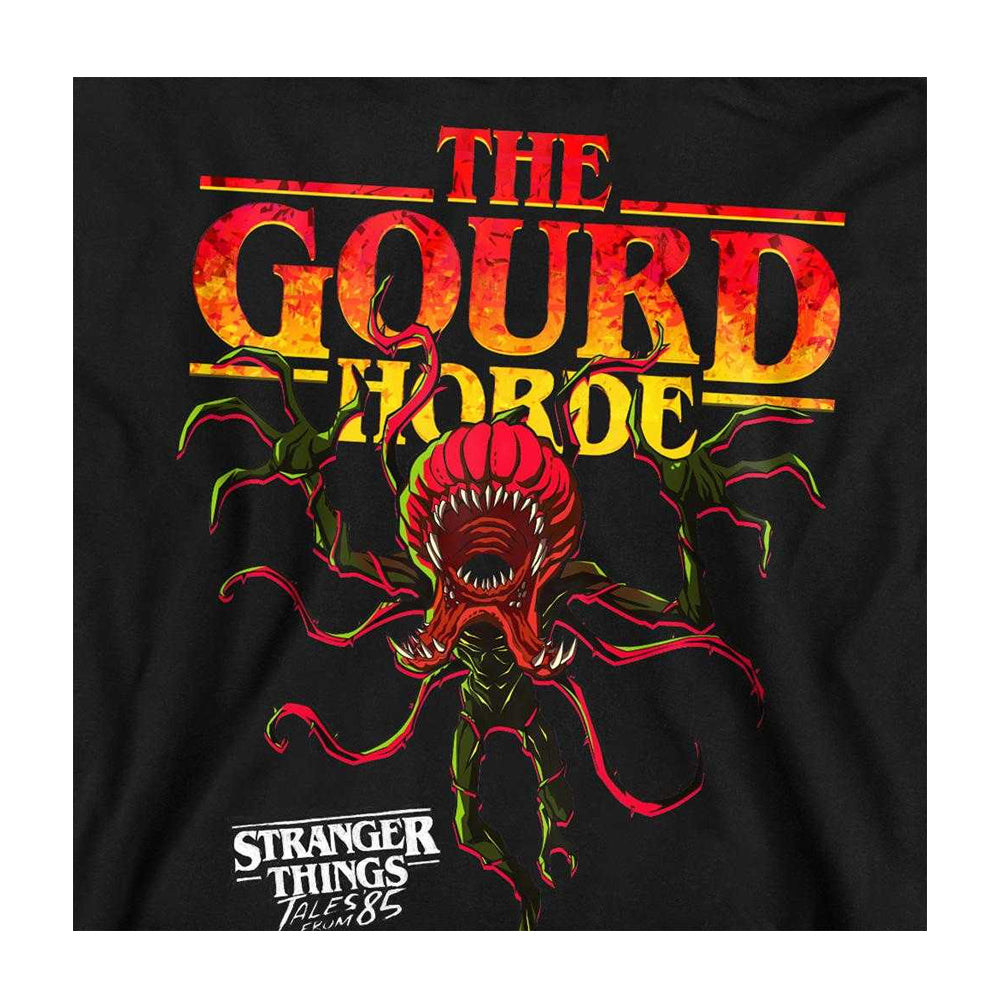 Black - Side - Stranger Things: Tales from ´85 Unisex Adult Gourd Horde Sweatshirt