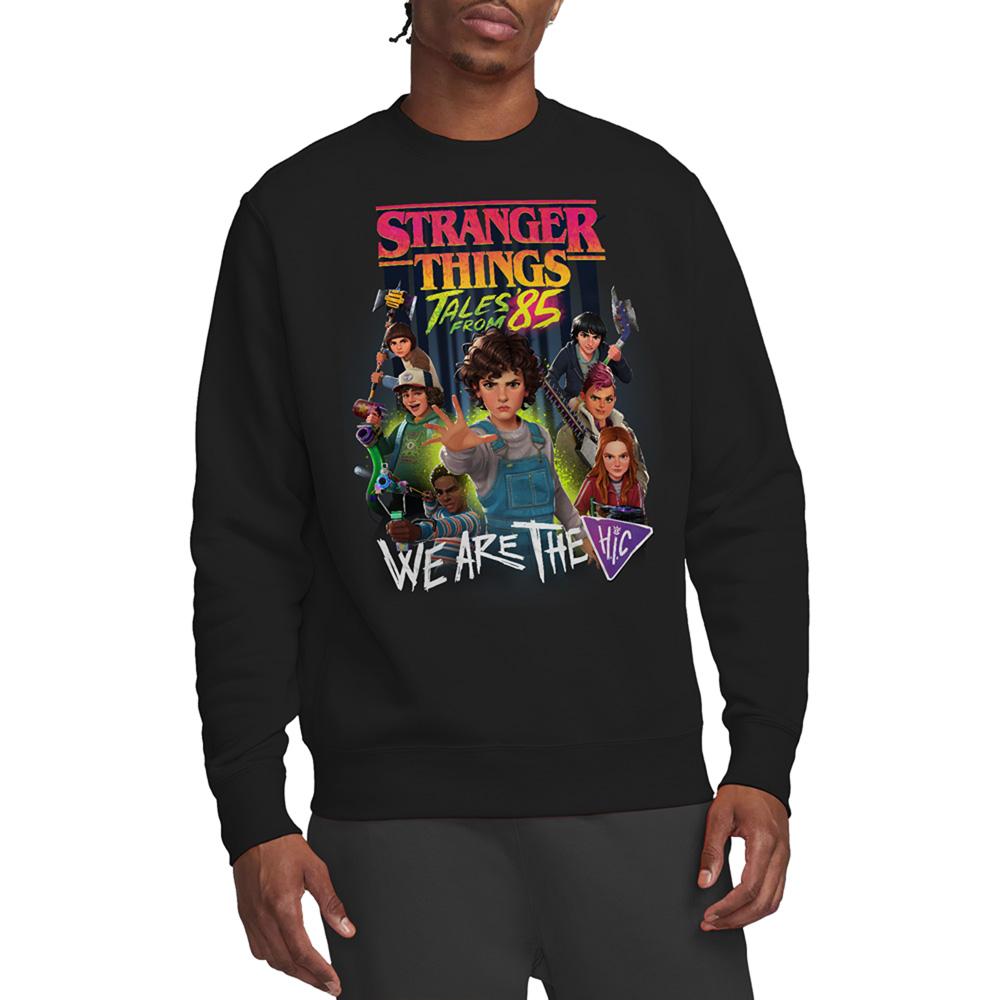 Black - Lifestyle - Stranger Things: Tales from ´85 Unisex Adult Hic Poster Sweatshirt