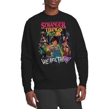 Black - Lifestyle - Stranger Things: Tales from ´85 Unisex Adult Hic Poster Sweatshirt