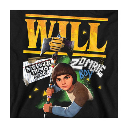 Black - Side - Stranger Things: Tales from ´85 Unisex Adult Will Sweatshirt