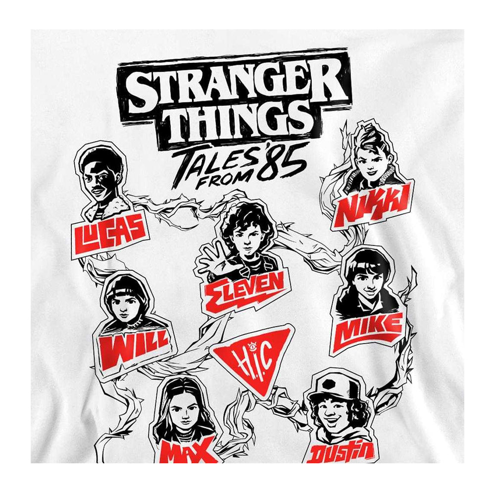 White - Side - Stranger Things: Tales from ´85 Unisex Adult Character Vines Sweatshirt