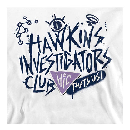 White - Side - Stranger Things: Tales from ´85 Unisex Adult Hic Scribble Sweatshirt