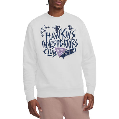 White - Lifestyle - Stranger Things: Tales from ´85 Unisex Adult Hic Scribble Sweatshirt