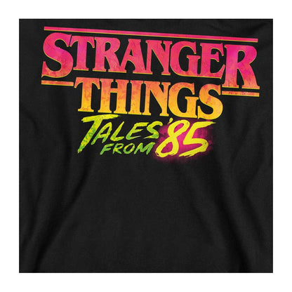 Black - Side - Stranger Things: Tales from ´85 Unisex Adult Logo Sweatshirt