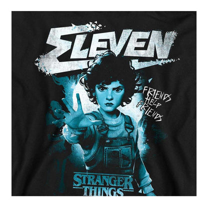 Black - Side - Stranger Things: Tales from ´85 Unisex Adult Eleven Mono Sweatshirt