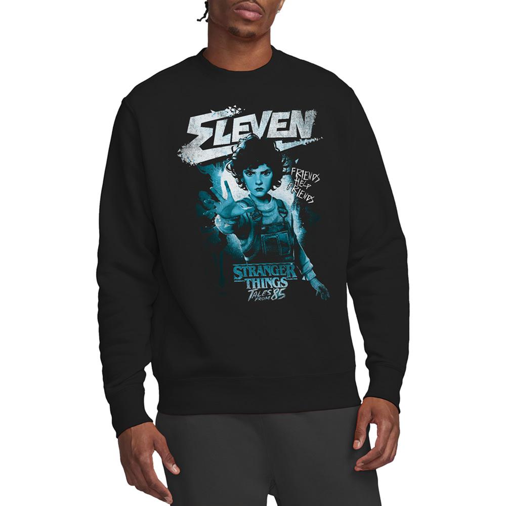 Black - Lifestyle - Stranger Things: Tales from ´85 Unisex Adult Eleven Mono Sweatshirt