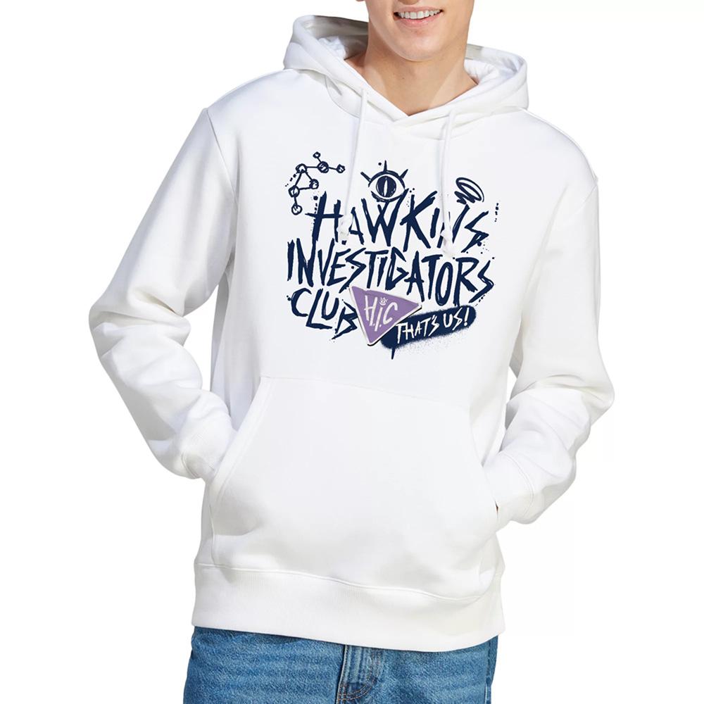 White - Lifestyle - Stranger Things: Tales from ´85 Unisex Adult Hic Scribble Hoodie