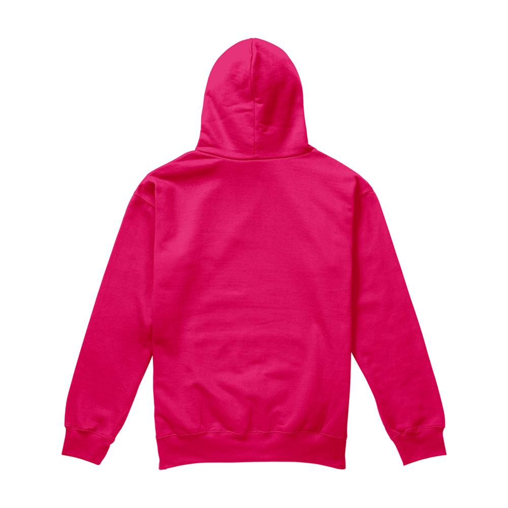 Hot Pink - Back - Stranger Things: Tales from ´85 Unisex Adult Sketch Logo Hoodie