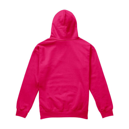 Hot Pink - Back - Stranger Things: Tales from ´85 Unisex Adult Sketch Logo Hoodie