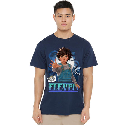 Navy - Lifestyle - Stranger Things: Tales from ´85 Unisex Adult Eleven T-Shirt