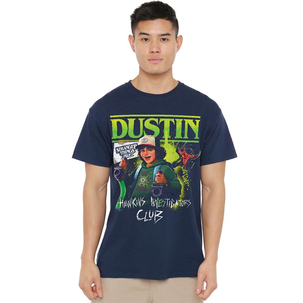 Navy - Lifestyle - Stranger Things: Tales from ´85 Unisex Adult Dustin T-Shirt