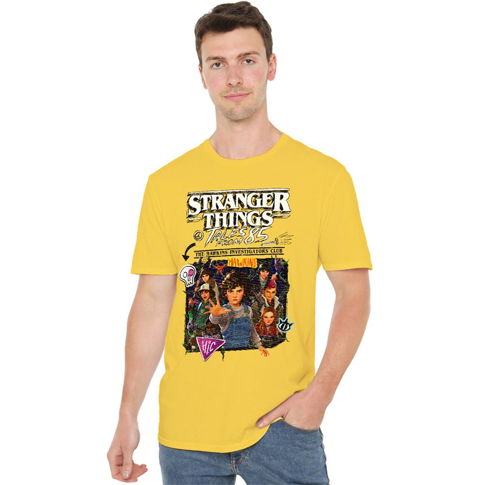 Yellow - Lifestyle - Stranger Things: Tales from ´85 Unisex Adult Group Poster T-Shirt