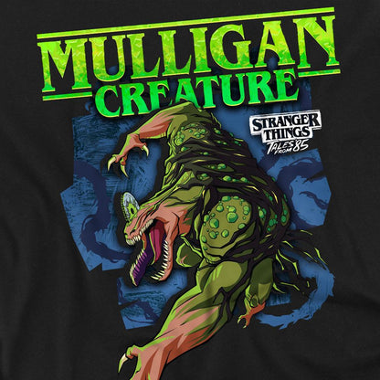Black - Side - Stranger Things: Tales from ´85 Unisex Adult Mulligan Long-Sleeved T-Shirt