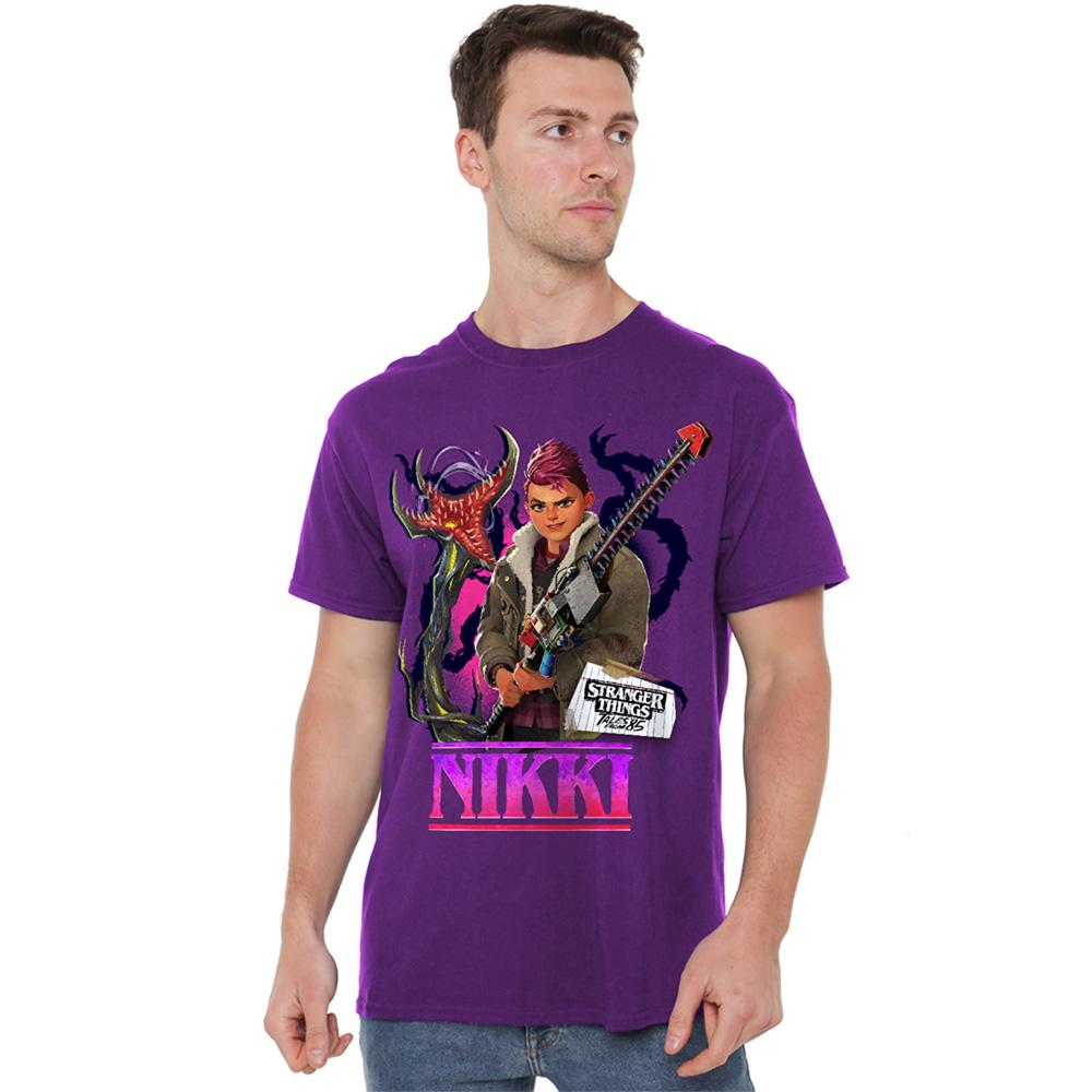 Purple - Lifestyle - Stranger Things: Tales from ´85 Unisex Adult Nikki Baxter T-Shirt