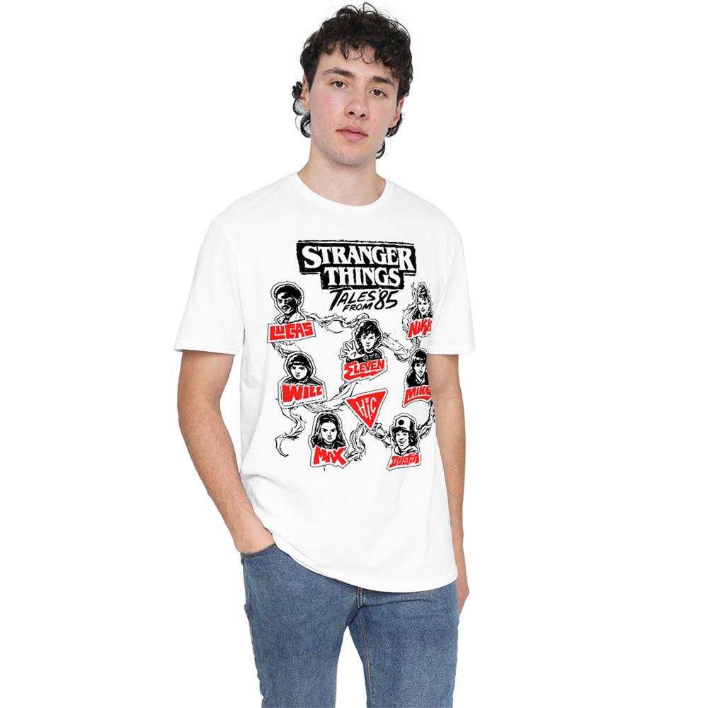 White - Lifestyle - Stranger Things: Tales from ´85 Unisex Adult Character Vines T-Shirt