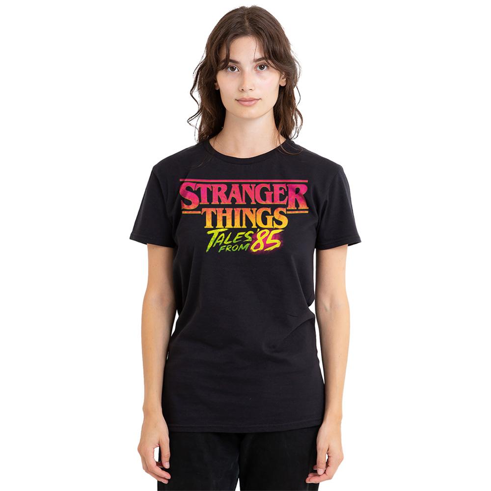 Black - Lifestyle - Stranger Things: Tales from ´85 Womens-Ladies Logo T-Shirt