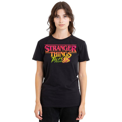 Black - Lifestyle - Stranger Things: Tales from ´85 Womens-Ladies Logo T-Shirt