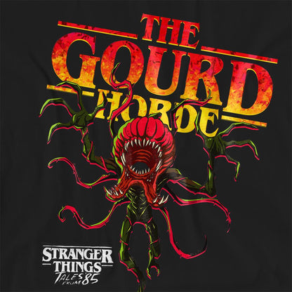 Black - Side - Stranger Things: Tales from ´85 Womens-Ladies The Gourd Horde T-Shirt