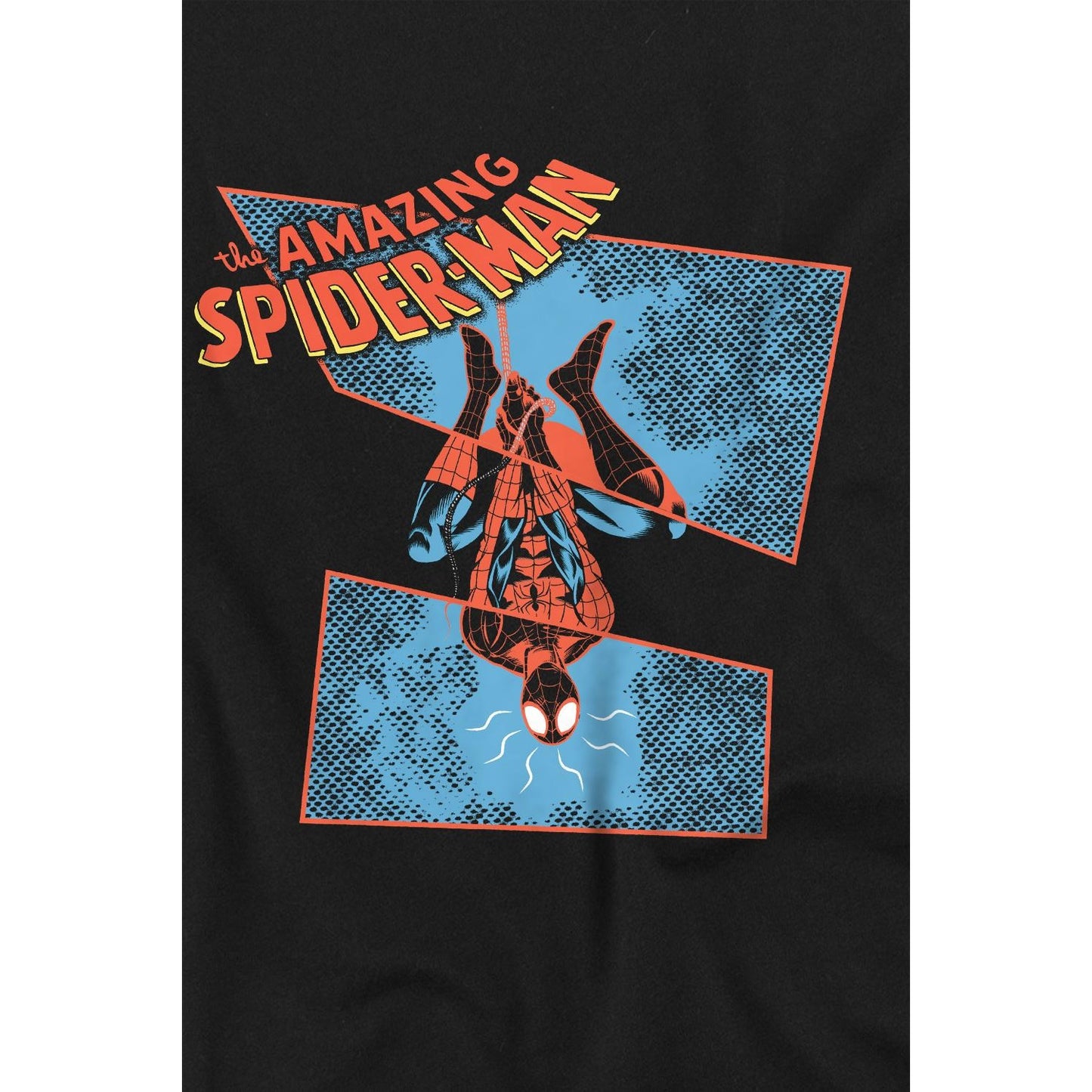 Black - Side - Spider-Man Childrens-Kids Spidey Senses Tingling T-Shirt