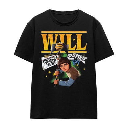 Black - Front - Stranger Things: Tales from ´85 Womens-Ladies Will T-Shirt