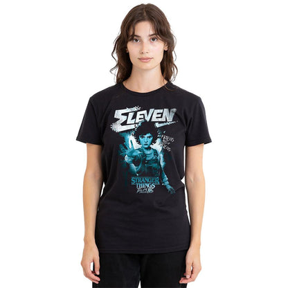 Black - Lifestyle - Stranger Things: Tales from ´85 Womens-Ladies Eleven Mono T-Shirt