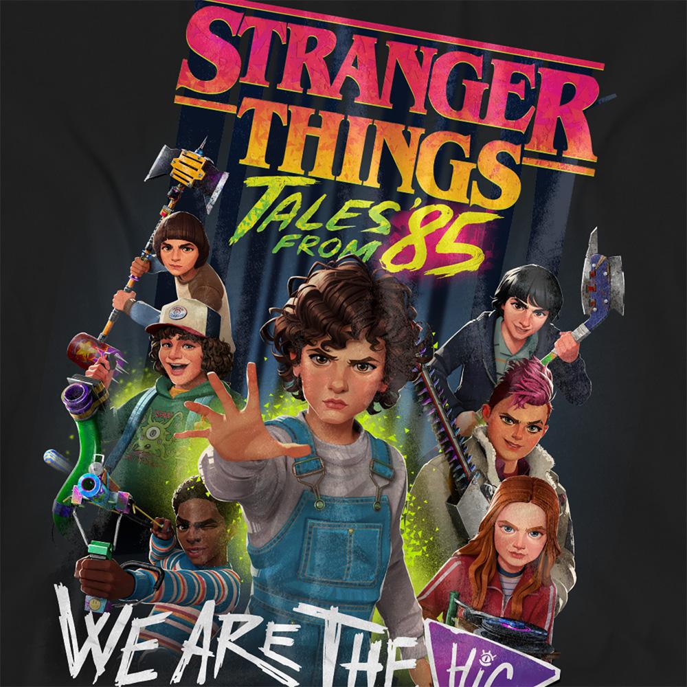 Black - Side - Stranger Things: Tales from ´85 Womens-Ladies Hic Poster T-Shirt