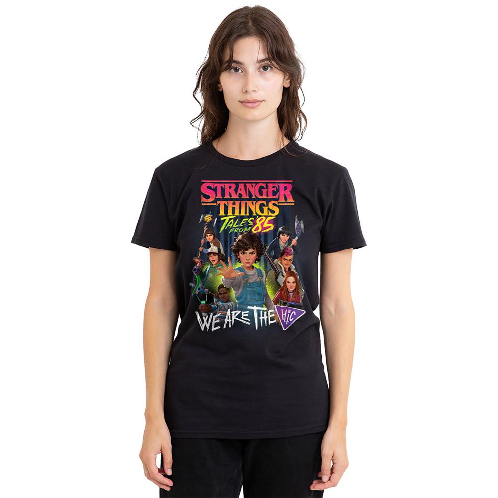 Black - Lifestyle - Stranger Things: Tales from ´85 Womens-Ladies Hic Poster T-Shirt