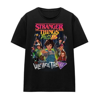 Black - Front - Stranger Things: Tales from ´85 Womens-Ladies Hic Poster T-Shirt