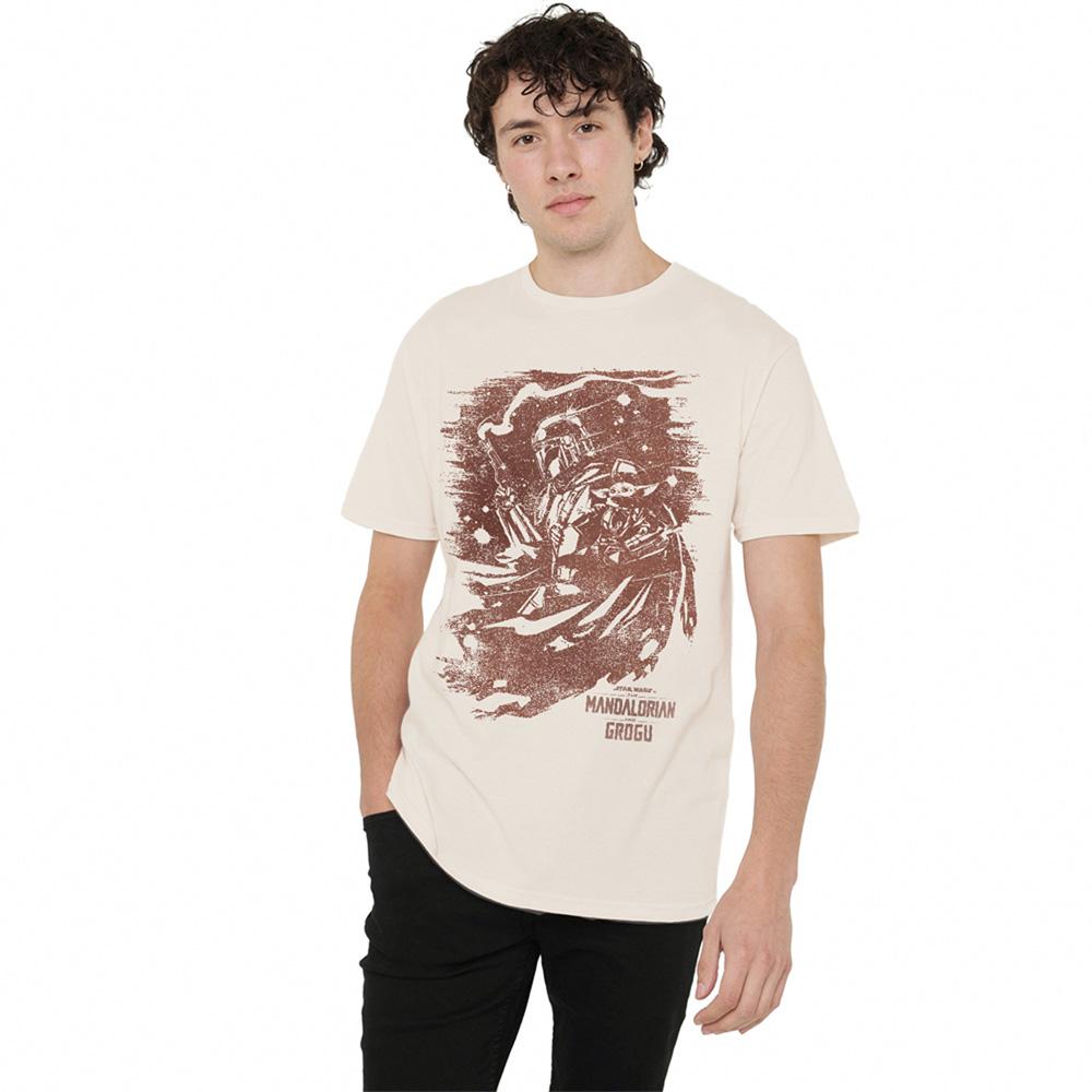 Natural - Lifestyle - The Mandalorian & Grogu Unisex Adult Grogu Ink Print T-Shirt