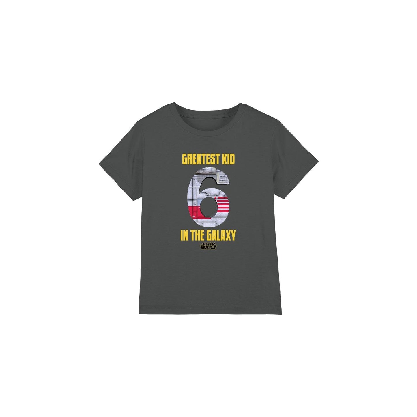 Charcoal - Front - Star Wars Childrens-Kids Greatest Kid Star Wars Greatest Kid XWing X-Wing T-Shirt