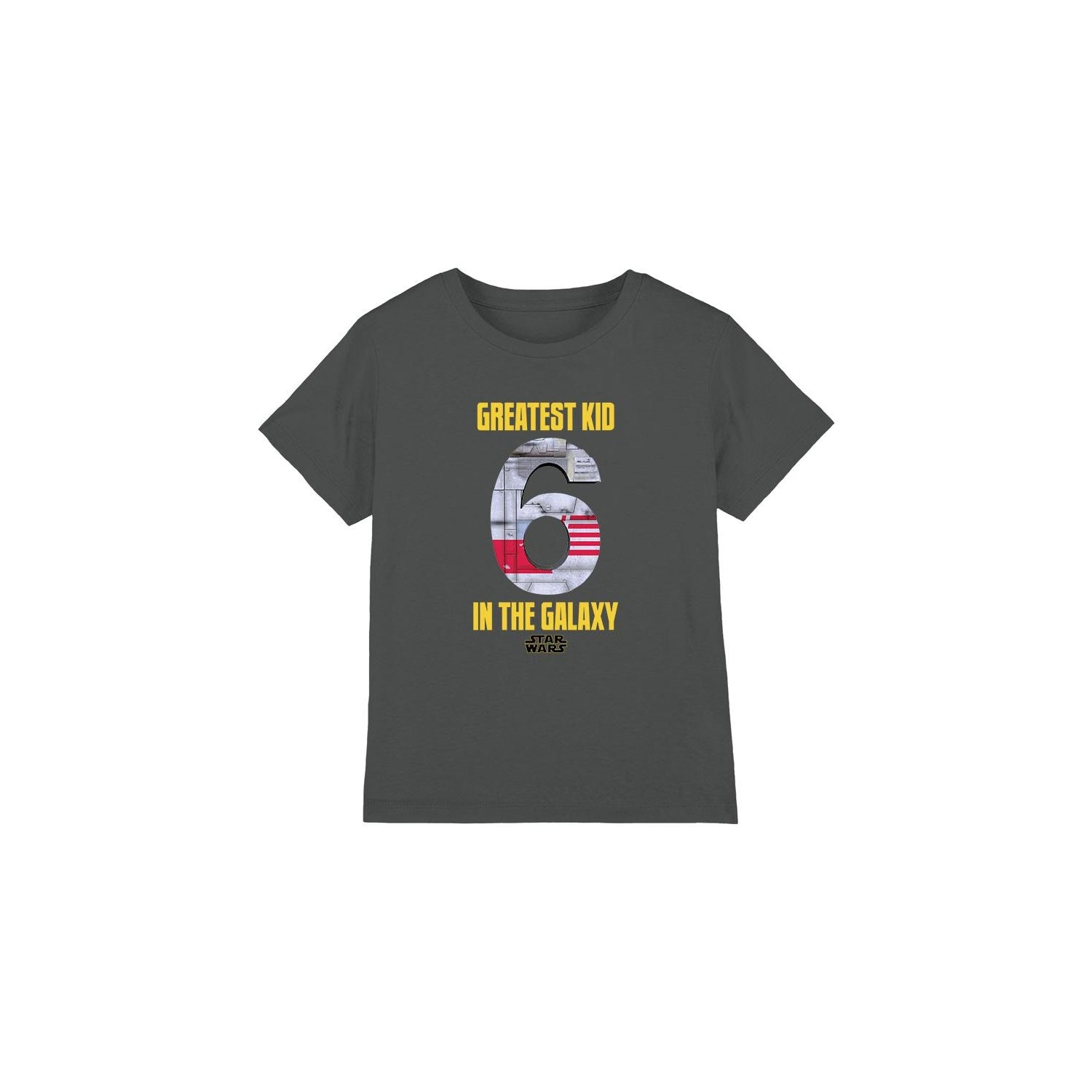 Charcoal - Front - Star Wars Childrens-Kids Greatest Kid Star Wars Greatest Kid XWing X-Wing T-Shirt