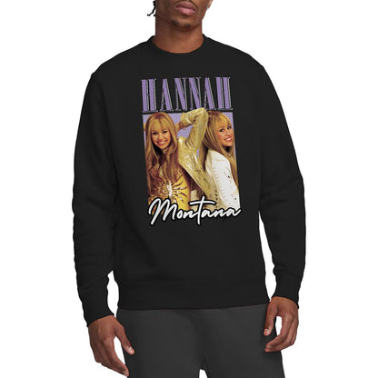 Black - Lifestyle - Hannah Montana Unisex Adult Montage Sweatshirt