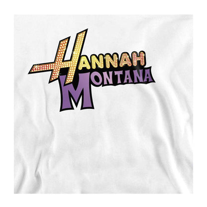 White - Side - Hannah Montana Unisex Adult Camp Rock Logo Sweatshirt